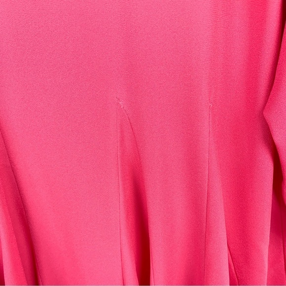 Emily McCarthy Pink Long Sleeve Flared Mini Dress Sz XS - Picture 11 of 16